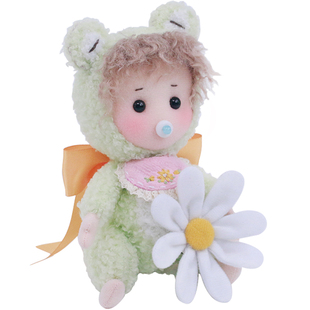 米萌手工动物青蛙狐狸兔子绵羊熊猫刺绣DIY材料包茶杯玩偶娃娃