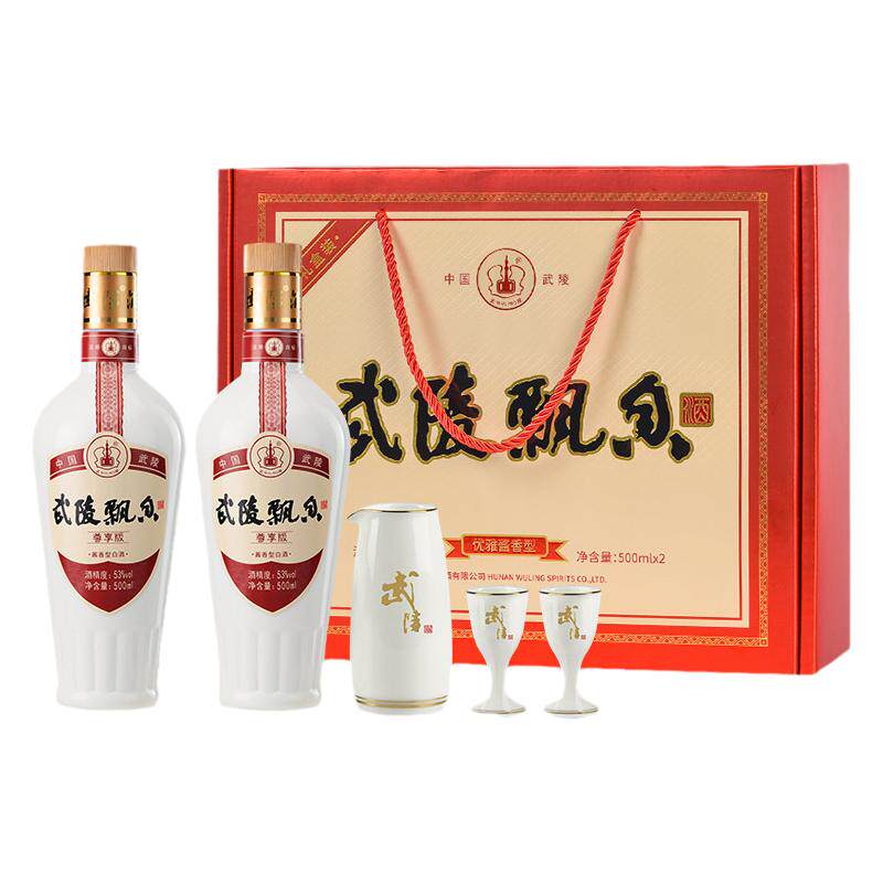 武陵酒500ml酱香型白酒53°礼盒