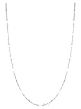 S925镀银素链项链女设计感