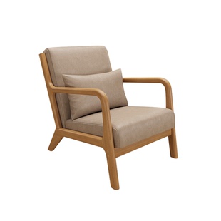 实木休闲单人沙发椅高档优雅咖啡厅沙发椅组合甜品奶茶店桌椅组合