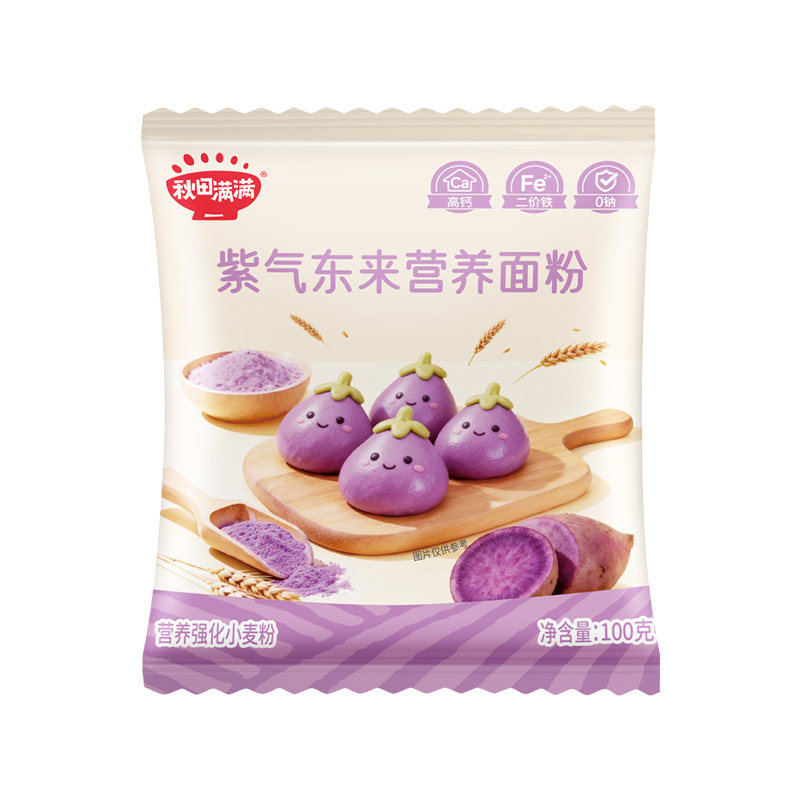 秋田满满果蔬面粉营养小麦粉