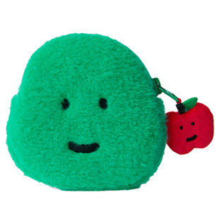 LINE FRIENDS JOGUMAN BASIC毛绒化妆包零钱卡包口红耳机收纳袋