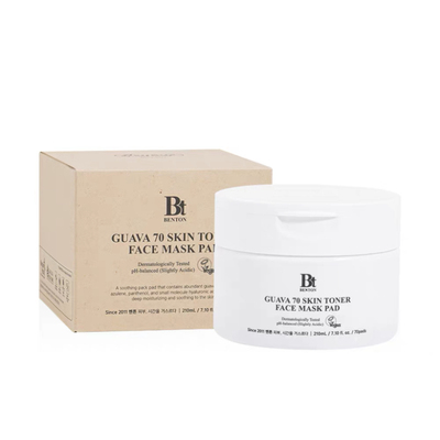 化妆师爱用！Benton本顿湿敷棉片芭番石榴保湿补水镇静棉片男女