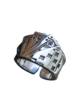 锆石戒指925纯银复古款男女