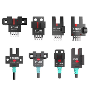 U槽型光电开关EE-SX672-WR传感器NPN常开常闭PNP型感应器FM-SM674