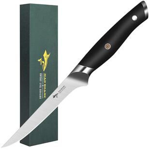 【自营】狂鲨剔骨刀德国进口杀猪专用尖刀水果屠宰扒剥羊皮分割肉