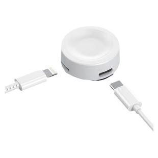 ESCASE 适用苹果iWatch7充电器Ultra手表applewatchs8/6/5/4无线磁吸快充se2便携充电底座s9智能手表充电线器