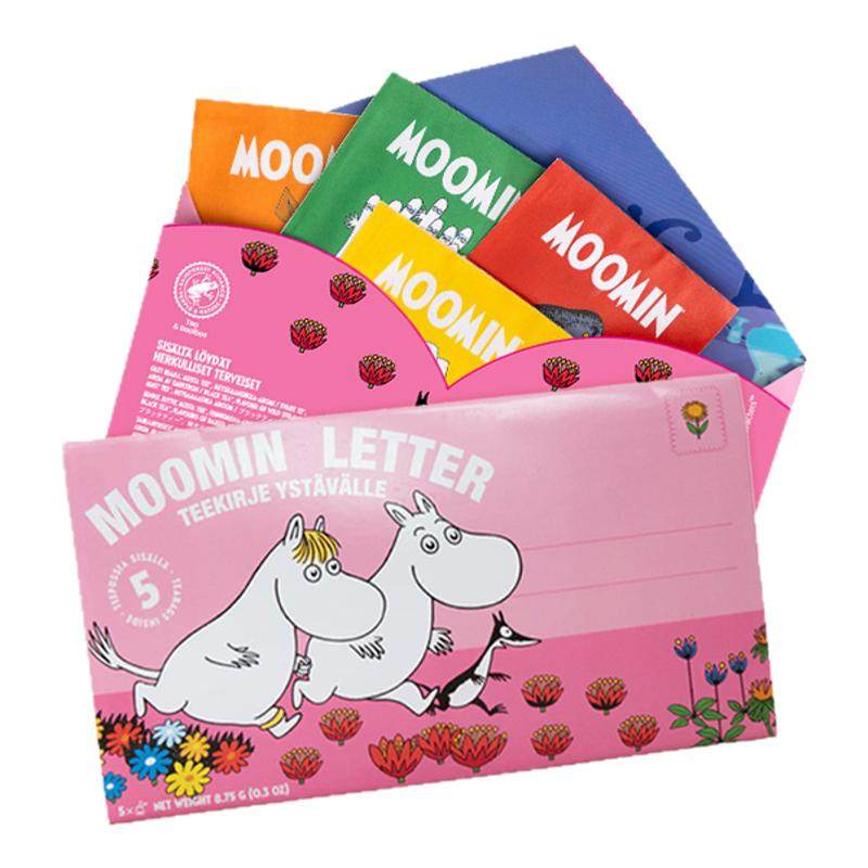 芬兰Nordqvist姆明暖达芬信封红茶路易波士茶包送礼袋泡茶