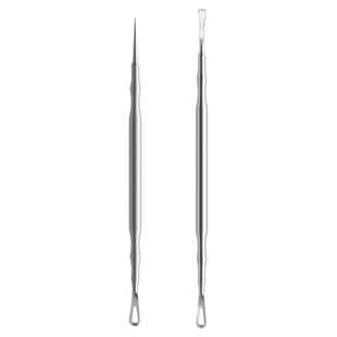 双头粉刺针压圈挤痘痘工具去黑头神器暗疮挤压棒美容院专用闭口针