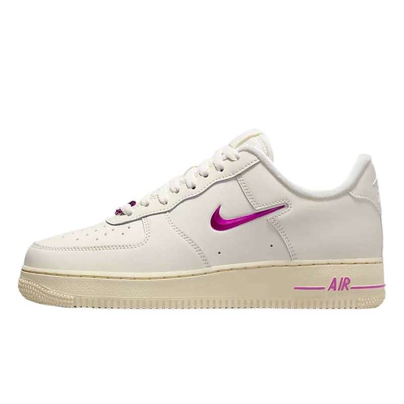 耐克女鞋Air Force1 AF1玫红白空军一号低帮休闲板鞋FB8251-101