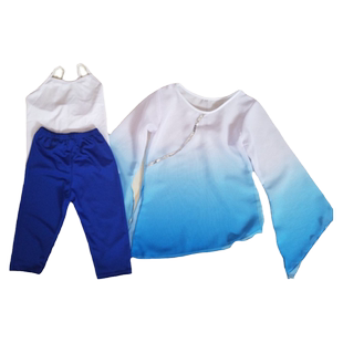 小荷风采青莲表演服儿童中国风古典舞蹈民族舞演出服当代舞练功服