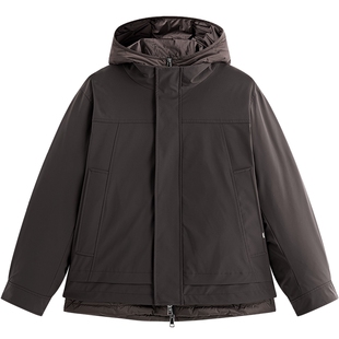 【商场同款】太平鸟男装 休闲羽绒服连帽宽松时尚羽绒服B2ACG1101