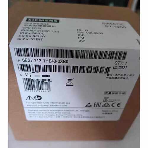 议价S71200CPU模块6ES72121HE适用