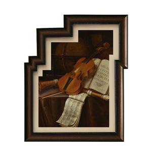 加安加丽欧式复古不规则装饰画客厅卧室餐厅挂画小众艺术轻奢壁画