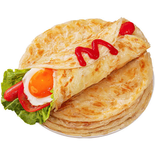 皇家小虎手抓饼面饼皮家庭装包邮早餐冷冻半成品葱油饼旗舰店家用