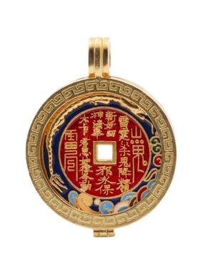 定制龙年生肖硬币币圈扣吊坠饰品