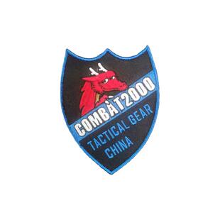 COMBAT2000士气章背包魔术贴战术肩章臂章C2鸡贼龙贴章LOGO魔术贴