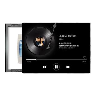 定制歌词黑胶唱片电表箱装饰画高级感遮挡配电箱弱电箱盒盖板挂画