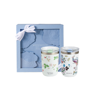 【新婚礼物】WEDGWOOD威基伍德陶瓷涂层内胆野草莓随行杯保温杯