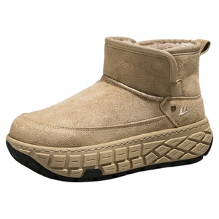 回力官方旗舰店厚底雪地靴女款2025新款冬季加绒加厚面包鞋子棉鞋