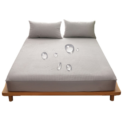 出口日本毛巾布透气防水床笠