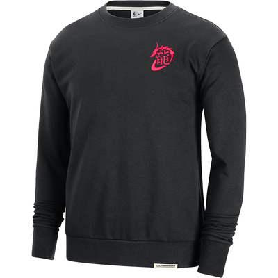 Nike/耐克正品当季新款男士运动篮球圆领针织卫衣FZ4165-010