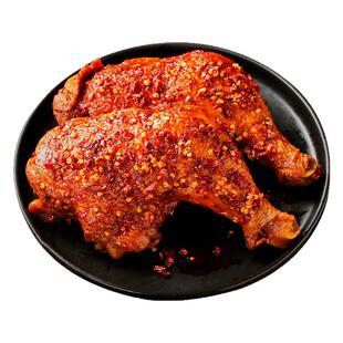 小石头麻辣战斧鸡腿开袋即食香辣健身休闲零食手枪腿鸭腿整箱批发