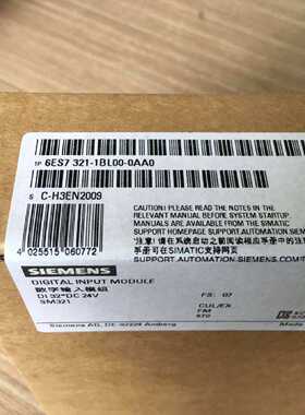 议价西门子S7-300数字输入 SM 321 6ES7321-1BL00-0AA0/OAAO