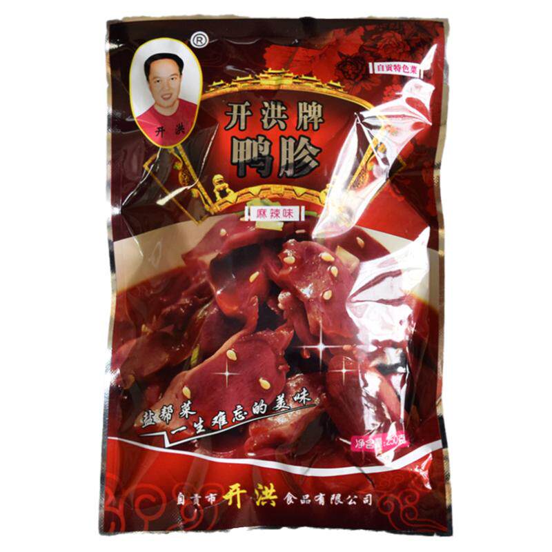 小包装麻辣味开袋即食鸭肫