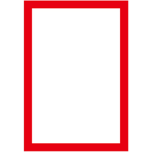 彩色边框卡纸A4美术绘画专用8k加厚250G幼儿园手工纸画纸画画纸硬外方内圆黑红黄蓝绿方形画框白色背景装裱画