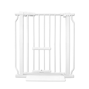 宠物围栏带猫门洞自由进出防狗不防猫门栏家用免打孔门挡大狗栅栏