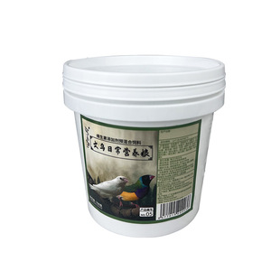 鸟味食王七彩白文鸟胡锦十姐妹珍珠鸟牧师锦华雀鸟食粮饲料700克