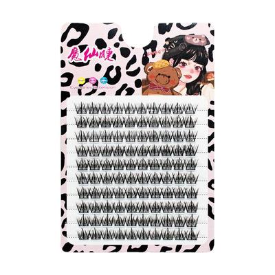 魔仙睫假睫毛懒人三部曲太阳花10排混合大容量日常自然漫画眼单簇