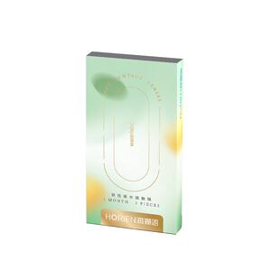 海俪恩硅水凝胶隐形眼镜月抛3/6片装透明近视高透氧官方旗舰正品