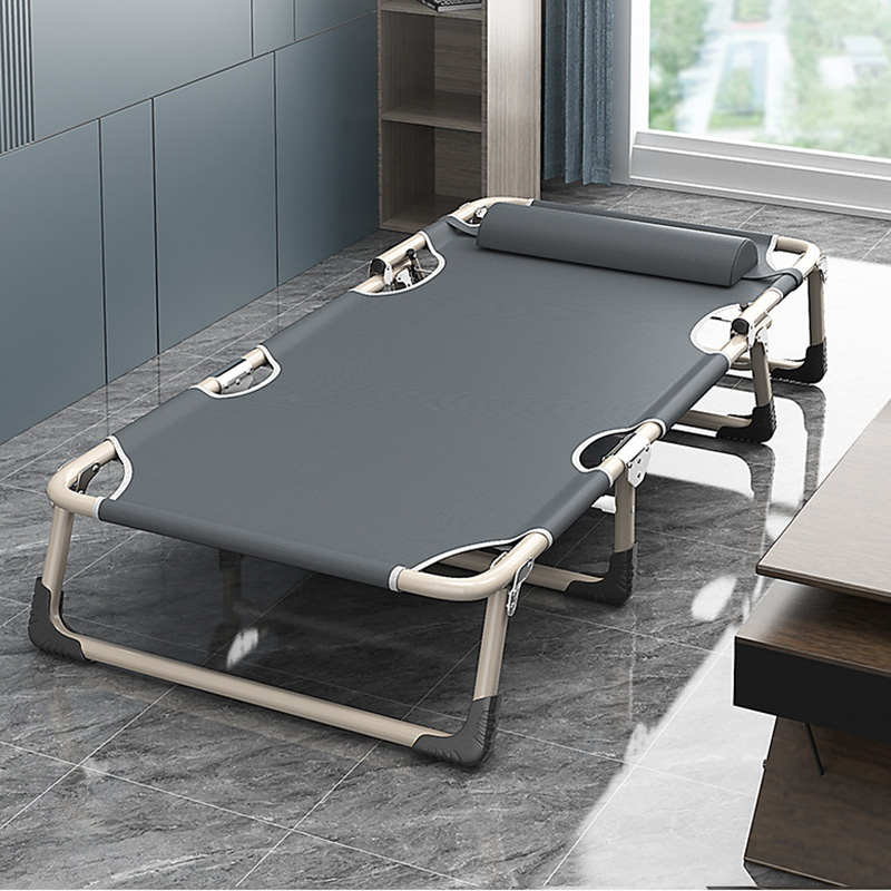 折叠床单人床家用便携多功能躺椅办公室简易午休床成人午睡床