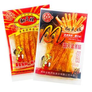 翻天娃辣条翻天薯条素香辣蹄筋味8090儿时怀旧辣翻天麻辣零食小吃