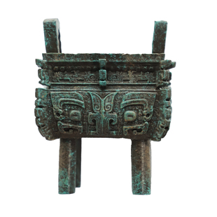 山东博物馆文创举方鼎树脂冰箱贴伴手礼迷你青铜器文物纪念品礼物