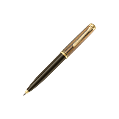 Pelikan百利金Souveran帝王K800棕黑原子笔圆珠笔礼盒商务送礼刻字德国原装进口开学毕业谢老师礼物