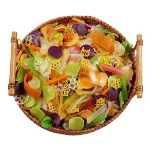 韩小欠自己炸多合一彩色油炸虾味大虾片零食休闲小吃膨化食品年货