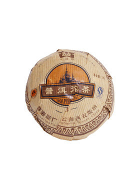 大益2007年V93沱高端熟茶250g/沱
