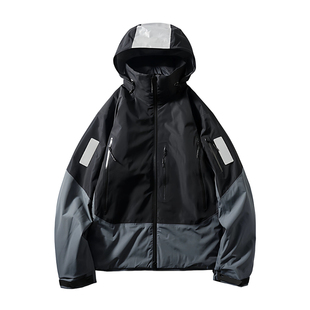 金标p棉内胆200g冬季防寒保暖滑雪棉服男士户外军鸟冲锋棉衣外套