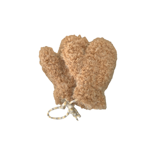 可爱毛绒绒手套女冬季2025新款白色宽松加绒防寒包指手套防寒骑行