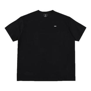 VANS范斯新款男黑色运动休闲短袖宽松百搭简约T恤上衣VN000NW0BLK