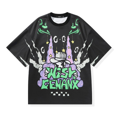 GENANX闪电潮牌短袖T恤卓沅同款