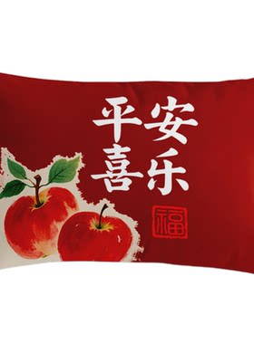 中国风暖居如意抱枕客厅书房木椅靠垫办公室茶室中式长方形靠枕套