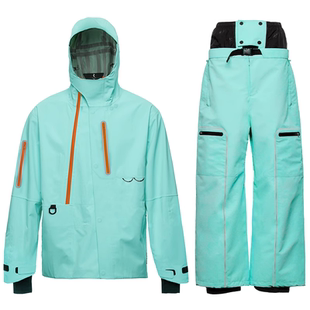 RandomPow 滑雪服女套装2024新款冬季男款专业单双板装备滑雪衣裤