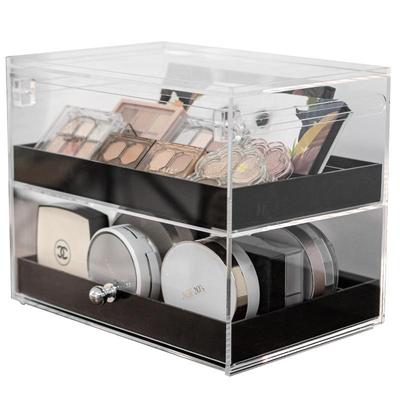亚克力化妆品收纳盒防尘置物架