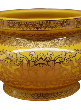 陶瓷花瓶净水杯佛堂摆件供果盘