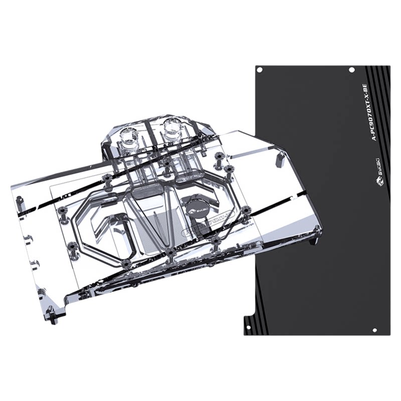 Bykski A-PC9070XT-X 显卡水冷头兼容撼讯 AMD RADEON RX 9070 XT