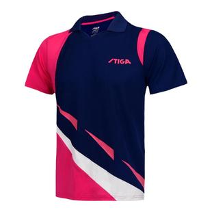 正品STIGA斯蒂卡短袖透气速干比赛训练T恤运动服装斯帝卡乒乓球服